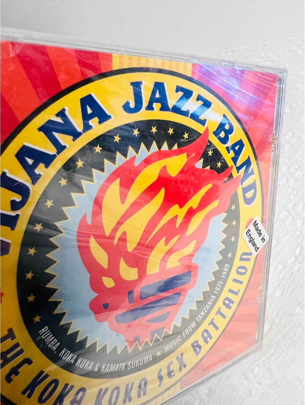 Vijana Jazz Band Koka Koka Sex Battalion Music CD New Sealed England stamp